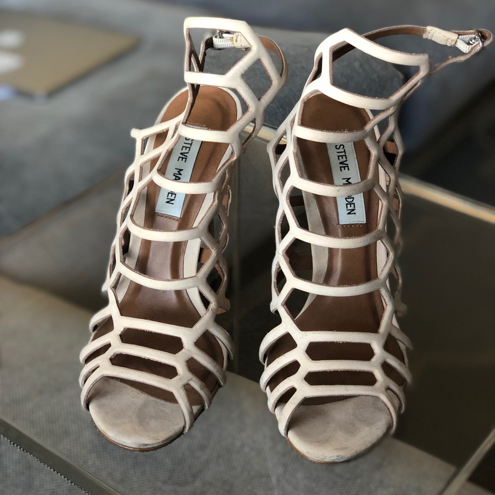 Steve Madden open toe high heel sandals